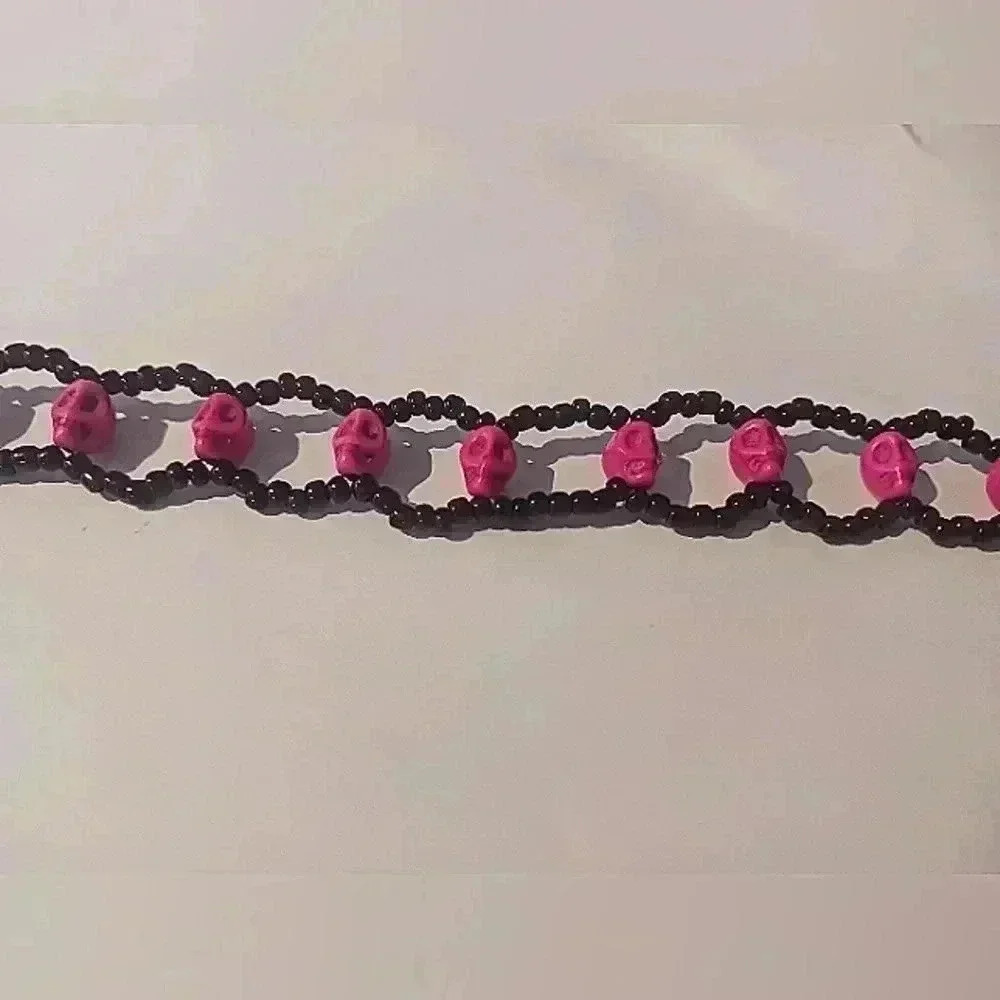 Skull Beaded Florida Keys bracelet